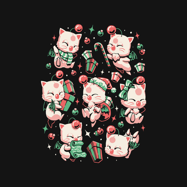 Merry Moogmas-Womens-V-Neck-Tee-eduely