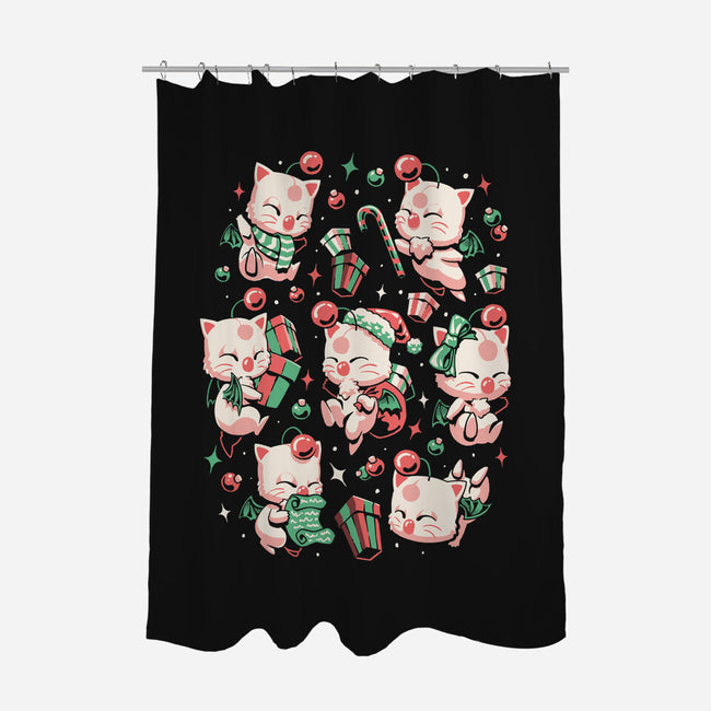 Merry Moogmas-None-Polyester-Shower Curtain-eduely