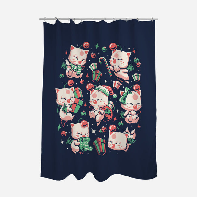 Merry Moogmas-None-Polyester-Shower Curtain-eduely