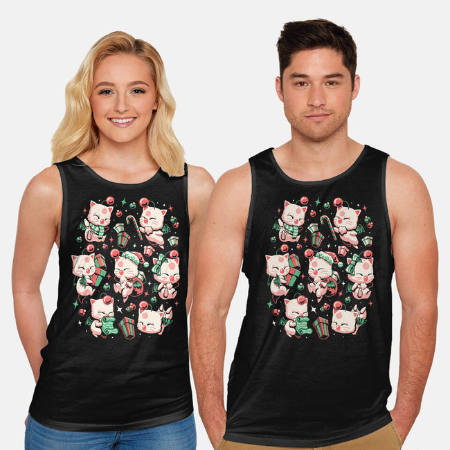 Merry Moogmas-Unisex-Basic-Tank-eduely