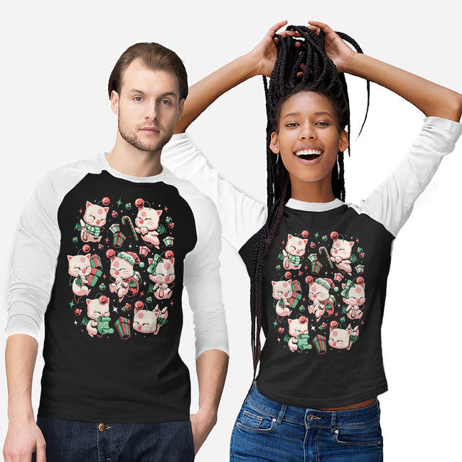 Merry Moogmas-Unisex-Baseball-Tee-eduely