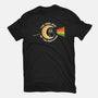 The Dark Side Of The Meowoon-Womens-Fitted-Tee-erion_designs
