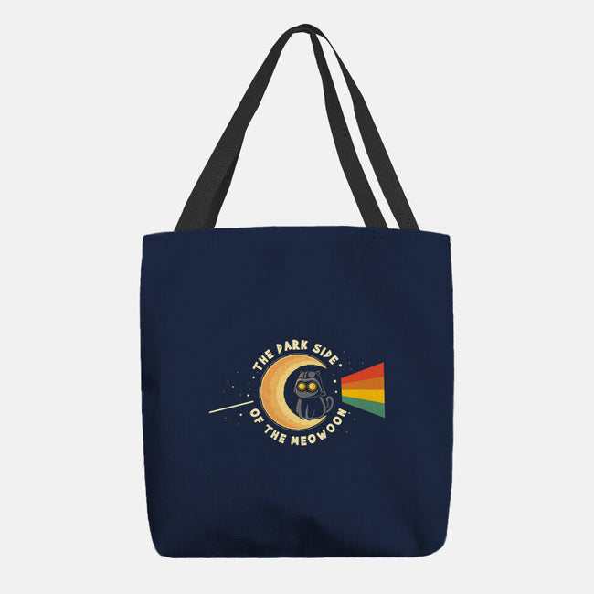 The Dark Side Of The Meowoon-None-Basic Tote-Bag-erion_designs