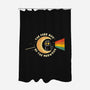 The Dark Side Of The Meowoon-None-Polyester-Shower Curtain-erion_designs