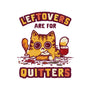 Leftovers Are For Quitters-Womens-Basic-Tee-kg07