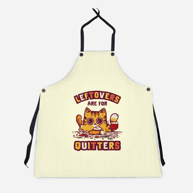Leftovers Are For Quitters-Unisex-Kitchen-Apron-kg07