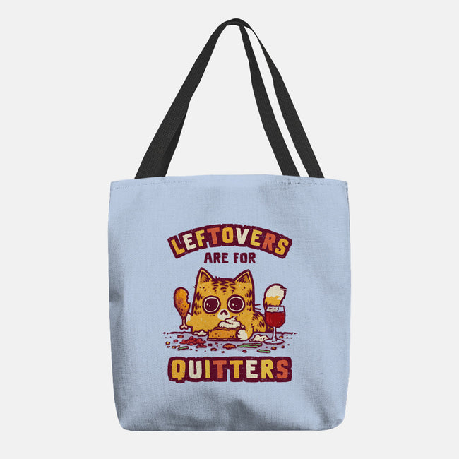 Leftovers Are For Quitters-None-Basic Tote-Bag-kg07