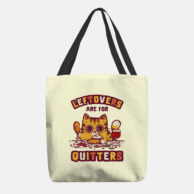 Leftovers Are For Quitters-None-Basic Tote-Bag-kg07