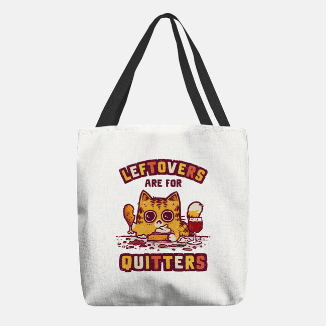 Leftovers Are For Quitters-None-Basic Tote-Bag-kg07