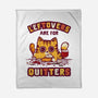 Leftovers Are For Quitters-None-Fleece-Blanket-kg07
