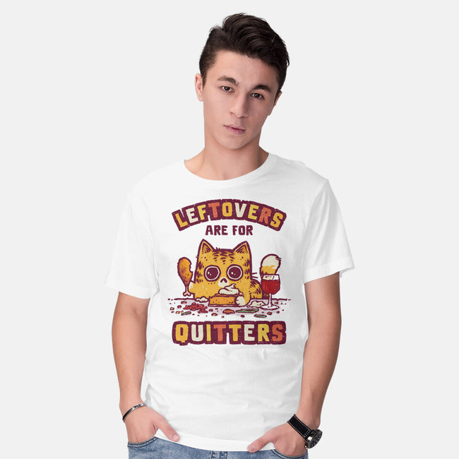 Leftovers Are For Quitters-Mens-Basic-Tee-kg07
