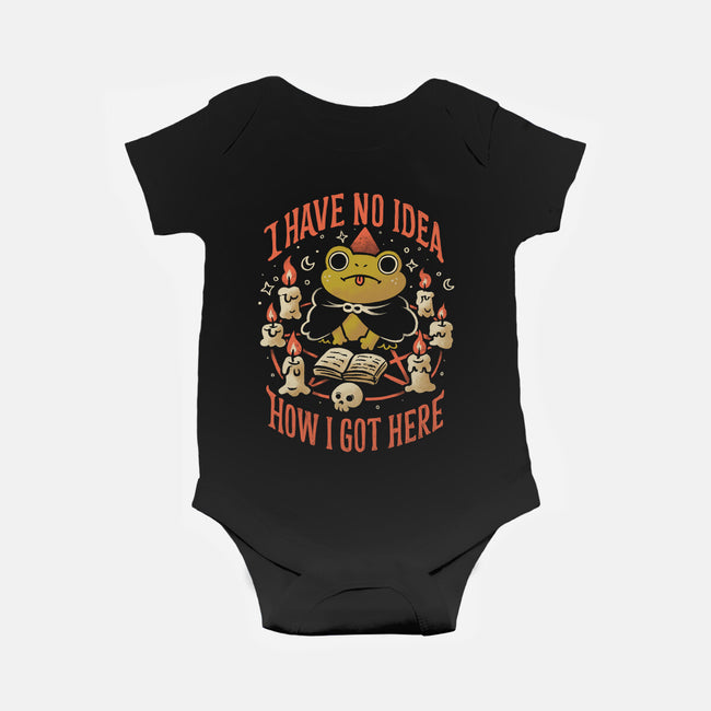 No Idea How I Got Here-Baby-Basic-Onesie-eduely