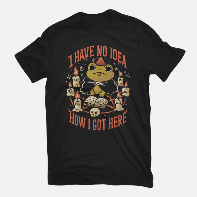 No Idea How I Got Here-Womens-Fitted-Tee-eduely