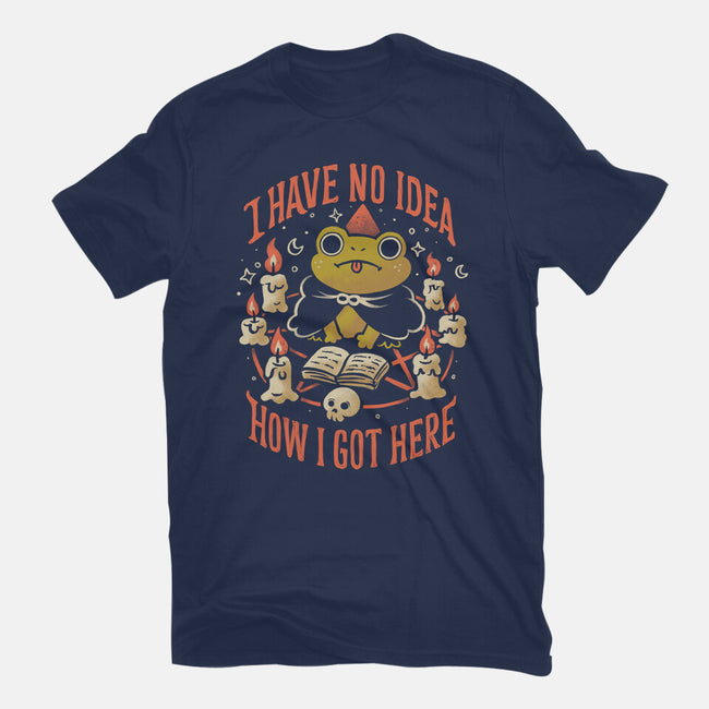 No Idea How I Got Here-Womens-Fitted-Tee-eduely