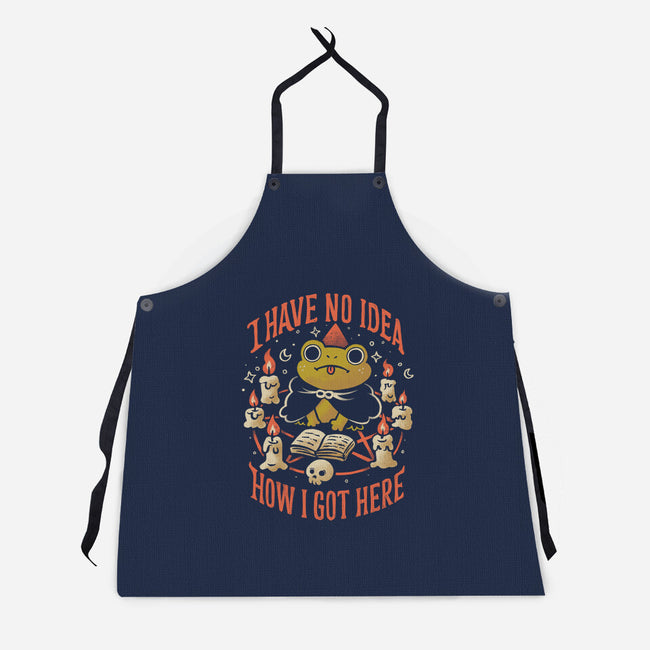 No Idea How I Got Here-Unisex-Kitchen-Apron-eduely