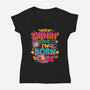 I'll Be Shinin-Womens-V-Neck-Tee-teesgeex
