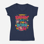 I'll Be Shinin-Womens-V-Neck-Tee-teesgeex