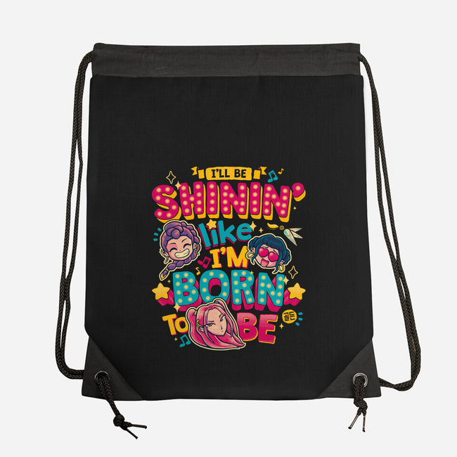 I'll Be Shinin-None-Drawstring-Bag-teesgeex