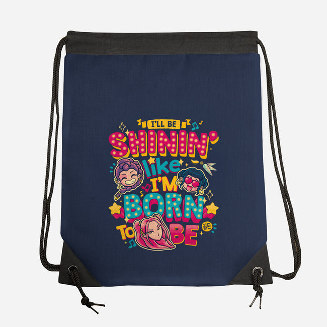 I'll Be Shinin-None-Drawstring-Bag-teesgeex