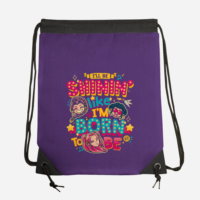 I'll Be Shinin-None-Drawstring-Bag-teesgeex