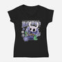 Hallows Crunch Cereal-Womens-V-Neck-Tee-demonigote