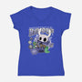 Hallows Crunch Cereal-Womens-V-Neck-Tee-demonigote
