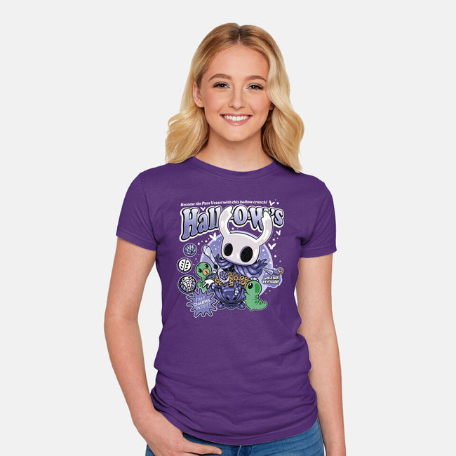 Hallows Crunch Cereal-Womens-Fitted-Tee-demonigote