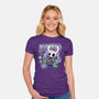 Hallows Crunch Cereal-Womens-Fitted-Tee-demonigote