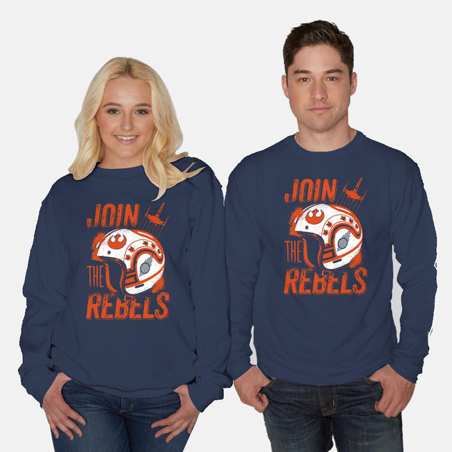 You Must Join-Unisex-Crew Neck-Sweatshirt-rondes