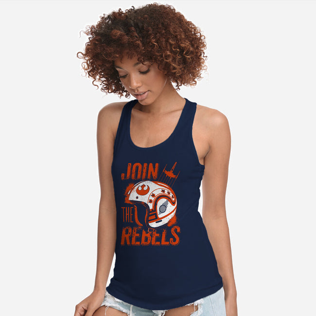 You Must Join-Womens-Racerback-Tank-rondes