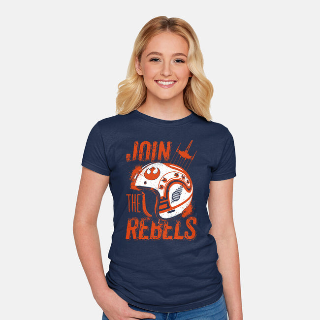 You Must Join-Womens-Fitted-Tee-rondes
