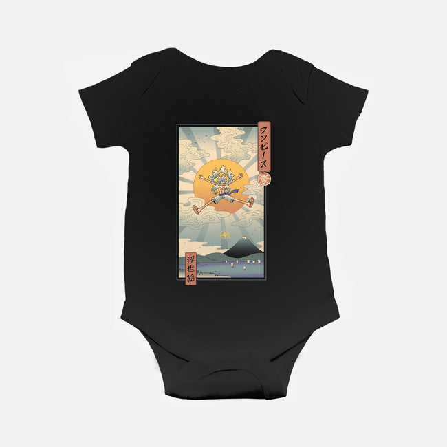 Pirates Ukiyo-e-Baby-Basic-Onesie-vp021