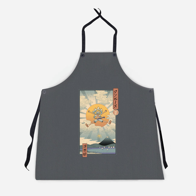 Pirates Ukiyo-e-Unisex-Kitchen-Apron-vp021