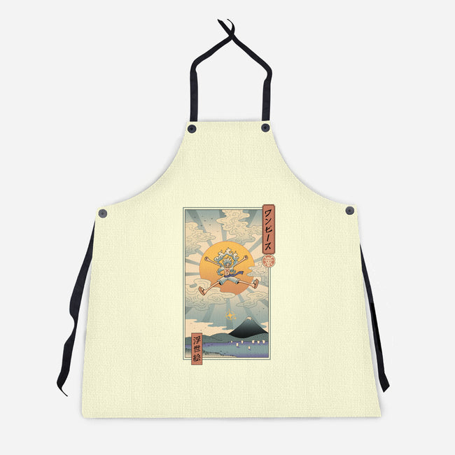 Pirates Ukiyo-e-Unisex-Kitchen-Apron-vp021