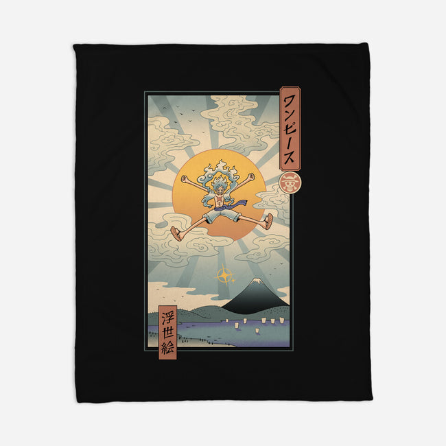 Pirates Ukiyo-e-None-Fleece-Blanket-vp021