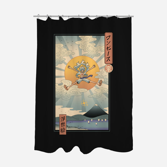 Pirates Ukiyo-e-None-Polyester-Shower Curtain-vp021
