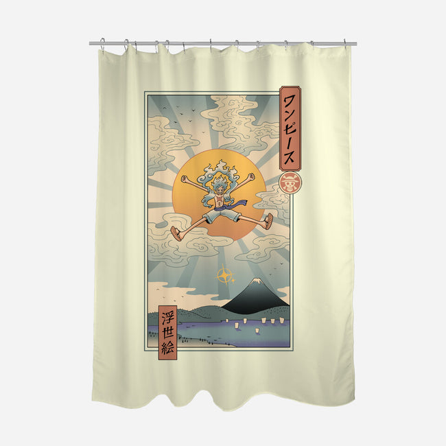 Pirates Ukiyo-e-None-Polyester-Shower Curtain-vp021