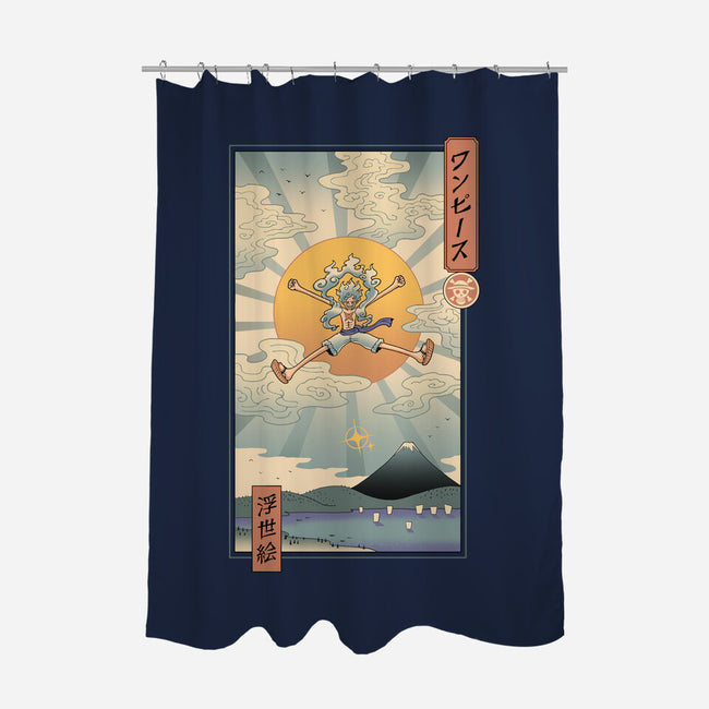 Pirates Ukiyo-e-None-Polyester-Shower Curtain-vp021