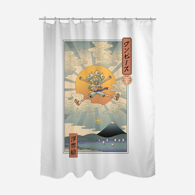 Pirates Ukiyo-e-None-Polyester-Shower Curtain-vp021
