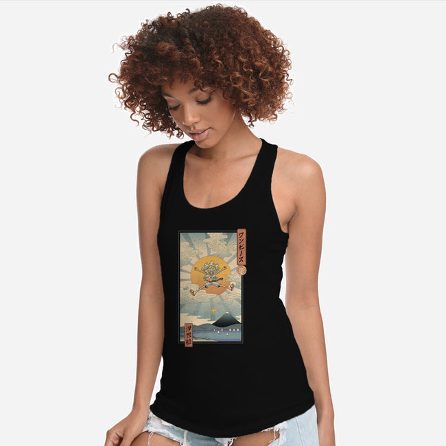 Pirates Ukiyo-e-Womens-Racerback-Tank-vp021