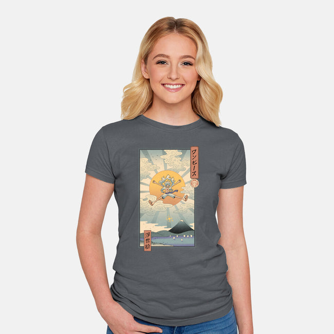 Pirates Ukiyo-e-Womens-Fitted-Tee-vp021