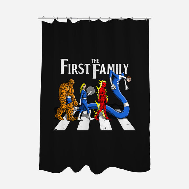 First Family-None-Polyester-Shower Curtain-drbutler