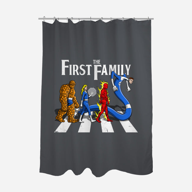 First Family-None-Polyester-Shower Curtain-drbutler