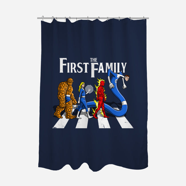First Family-None-Polyester-Shower Curtain-drbutler