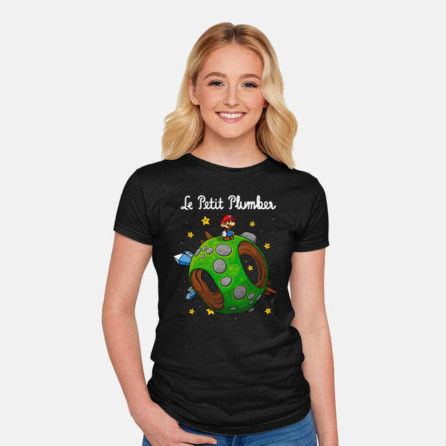 Petit Plumber-Womens-Fitted-Tee-drbutler