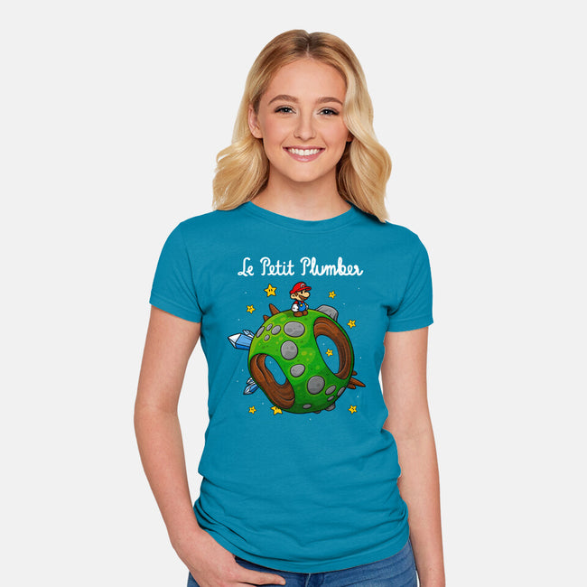 Petit Plumber-Womens-Fitted-Tee-drbutler