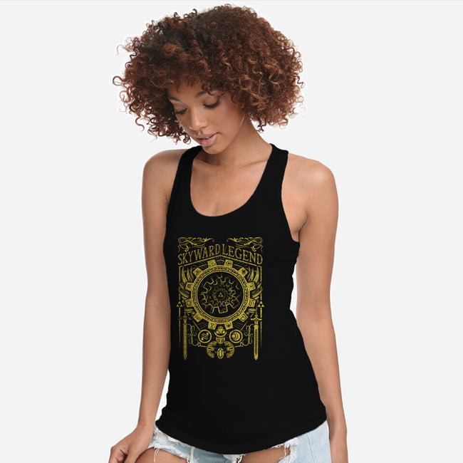 Skyward Legend-Womens-Racerback-Tank-Arinesart