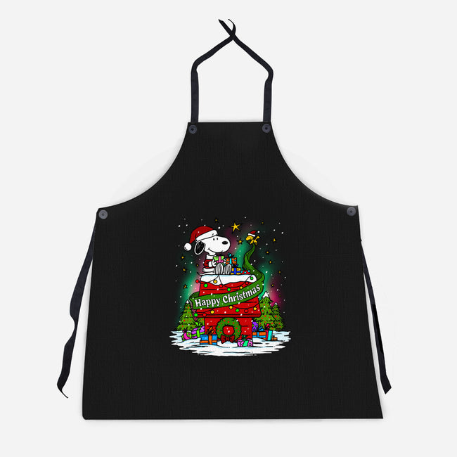 Deck The Kennels-Unisex-Kitchen-Apron-drbutler