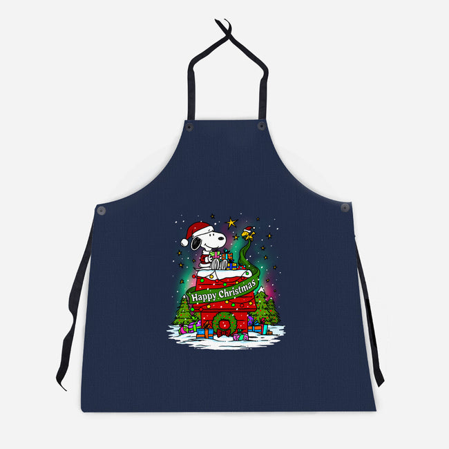 Deck The Kennels-Unisex-Kitchen-Apron-drbutler