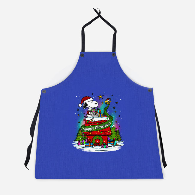 Deck The Kennels-Unisex-Kitchen-Apron-drbutler